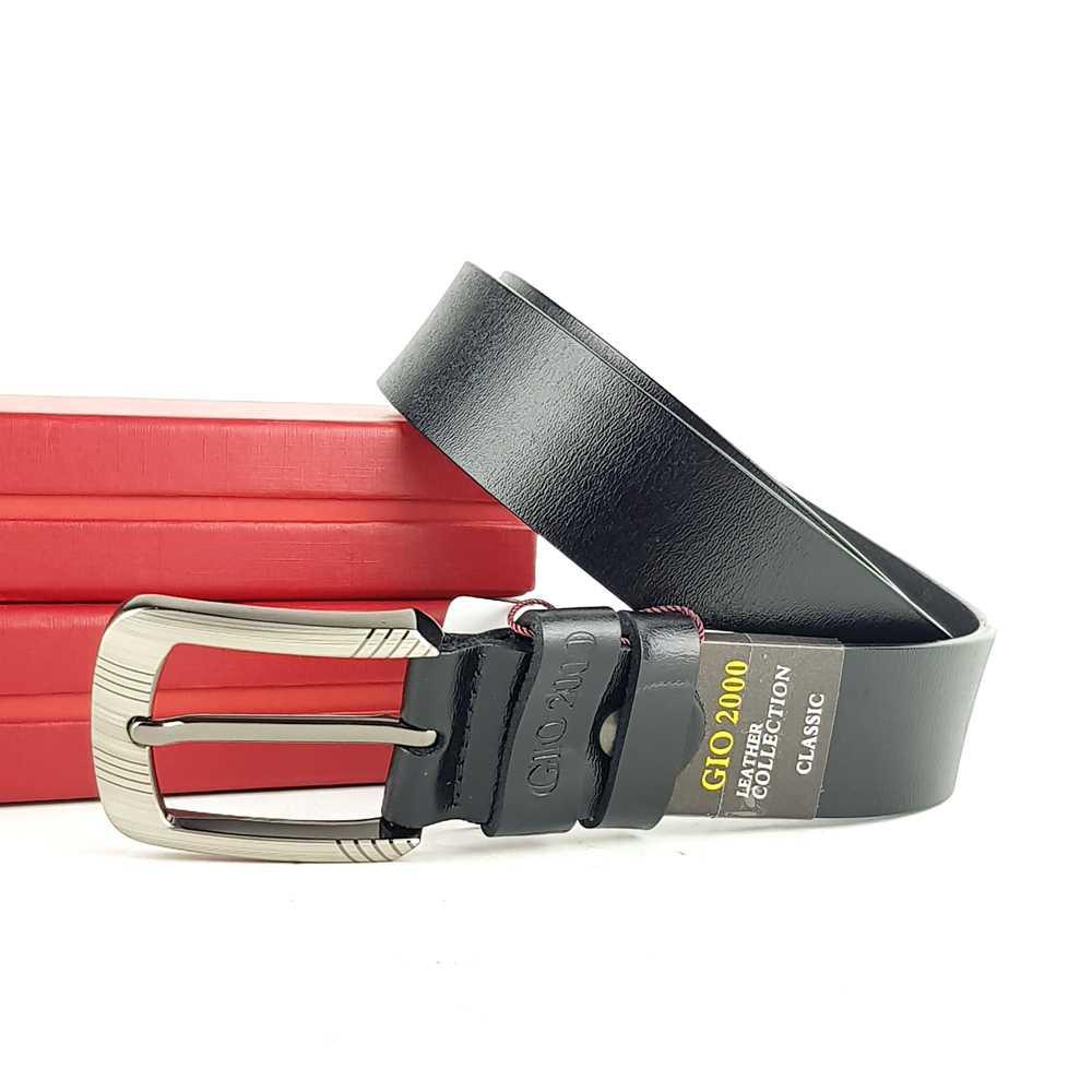 BEST SELLER Ikat Pinggang Gesper Sabuk Pria - Kulit Asli GIO 2000 JRM 10 TERMURAH