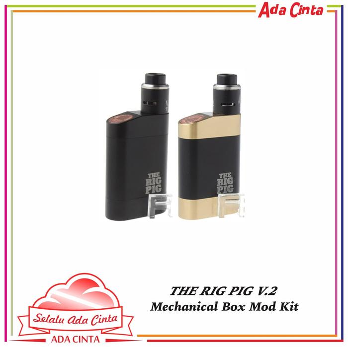 Spesial 15%!!!! The Rig Pig Styled 18650 Mechanical WU002F Roughneck V2 Rda Kit - ready stock