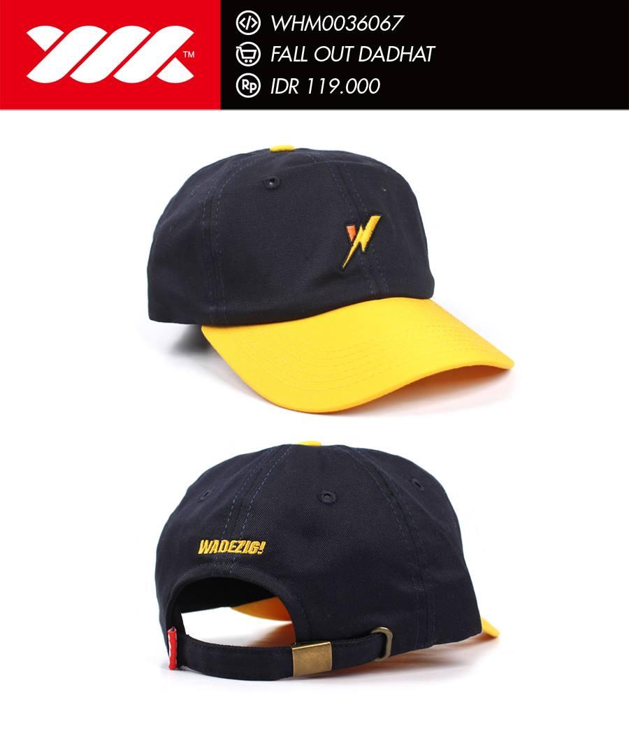 Topi Distro Bandung / Baseball Cap / Dad Hat / Polo Cap / WADEZIG 100%