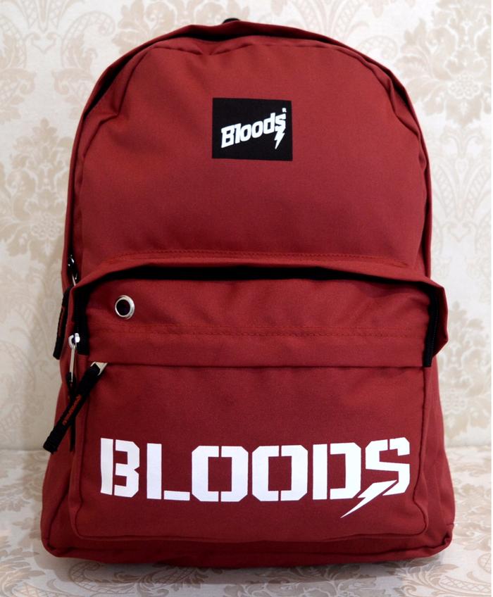 HARGA DISKON!!! Tas Ransel Sekolah Sport Import Bloods Merah Original Raincover