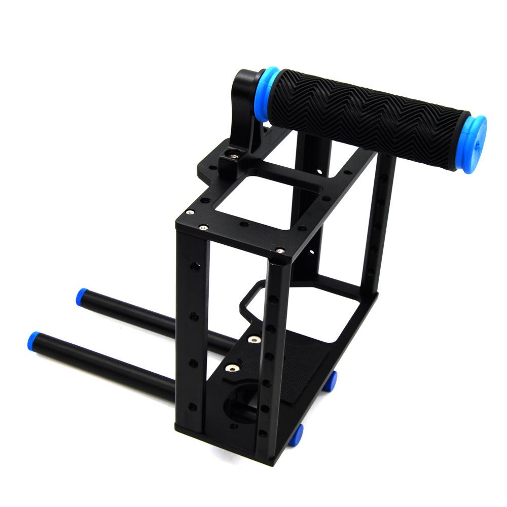 Kamera Video Kit Kandang Kelinci Stabilizer Menangani 5D 2 5D 3 6D 7100 General Vlog-Intl