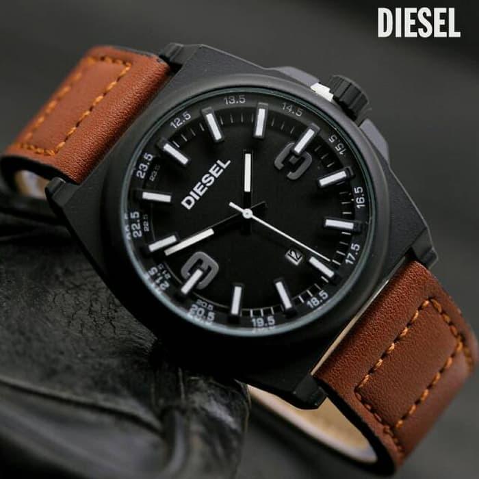 jam tangan pria / jam tangan pria original / jam tangan pria murah, jam tangan pria terbaru, jam tangan pria anti air / jam tangan pria 2018 / jam tangan pria terbaik / Jam Tangan Pria / Cowok Murah Diesel Torez Leather Brown White DISKON MURAH!!!