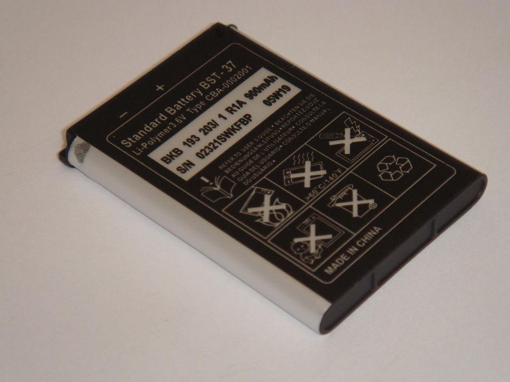100% ORIGINAL Sony Ericsson Battery BST-37 / K750i, W800i, W350i, W810