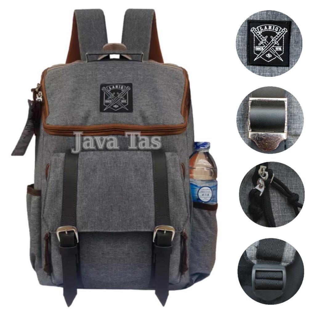 Java Tas Ransel Pria Tas Korea Tas Ransel Korea Tas Punggung Tas Laptop Tas Outdoor Tas Ransel Casual Movic Lahiq Gray