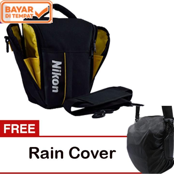Nikon Tas Kamera DSLR 1 Lensa + Free Rain Cover kode S