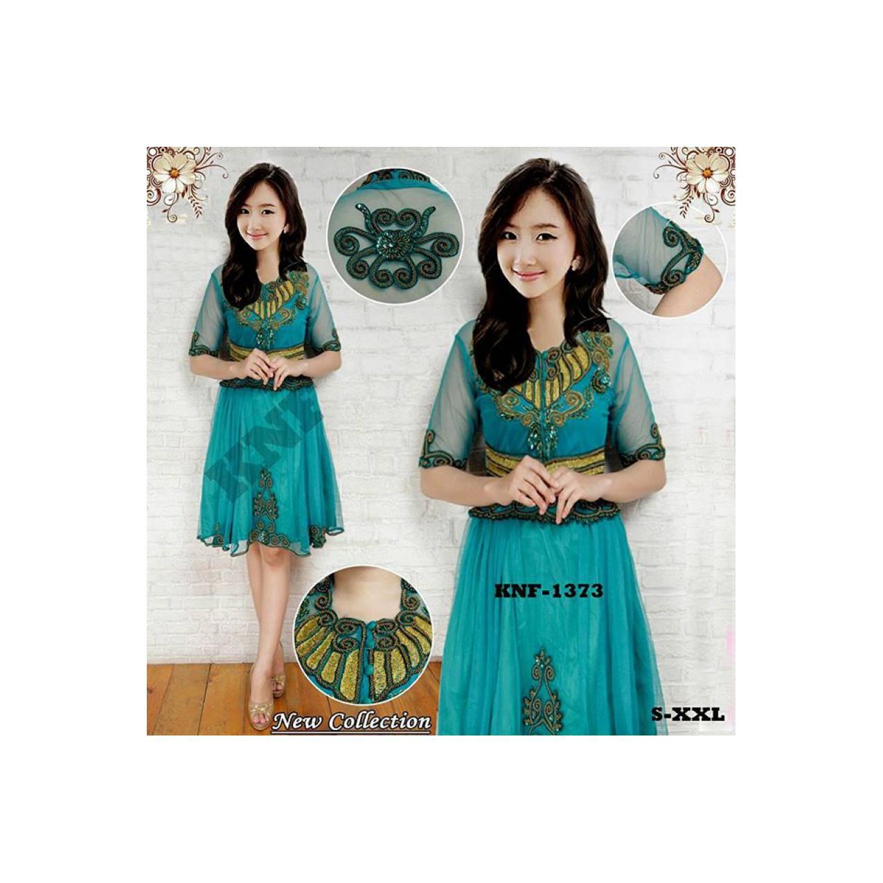 Baju Kebaya Modern Busana Wanita Muslim Gaun Pesta Dress Pakaian Abaya