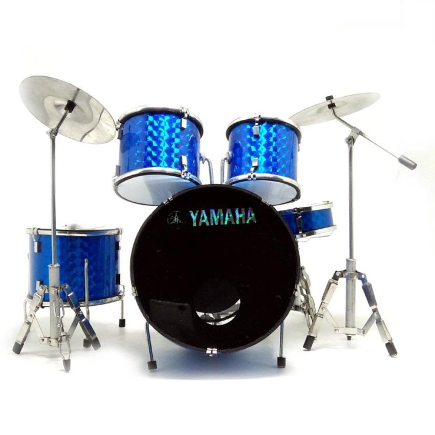 Miniatur Drum Set Gnl Drum M-001 Biru