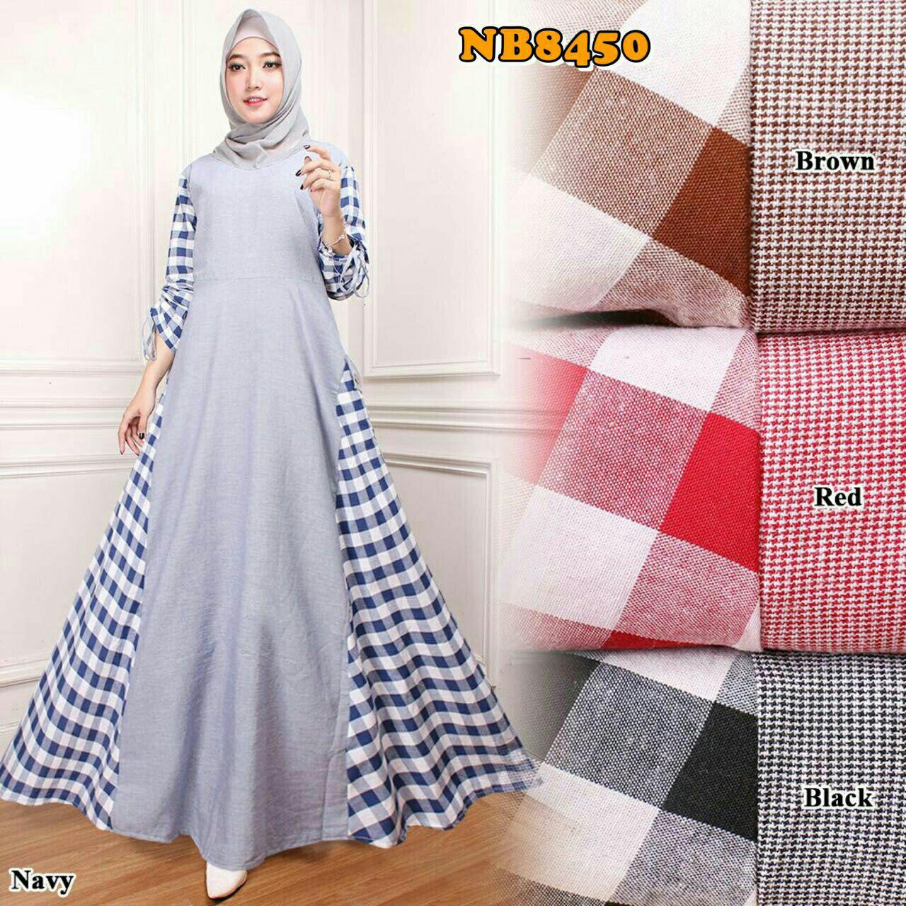 gamis kotak setelan muslim gamis motif