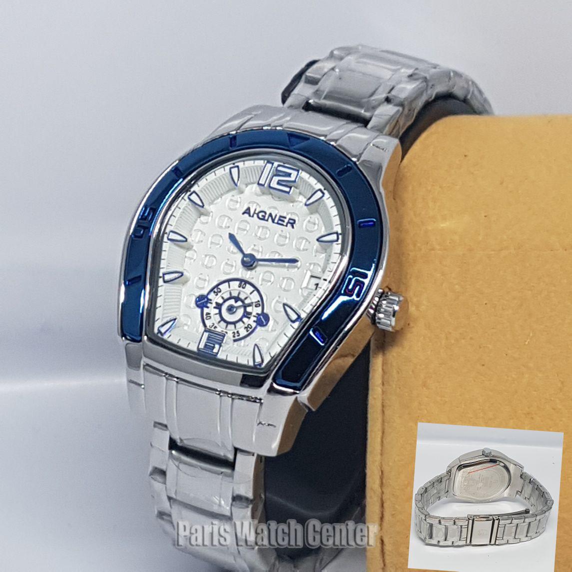 Jam Tangan_Aigner_LUXURY Wanita - Stainless Steel - Ellegant - Detik bawah Tanggal Aktif - Model Terbaru - Best Selle