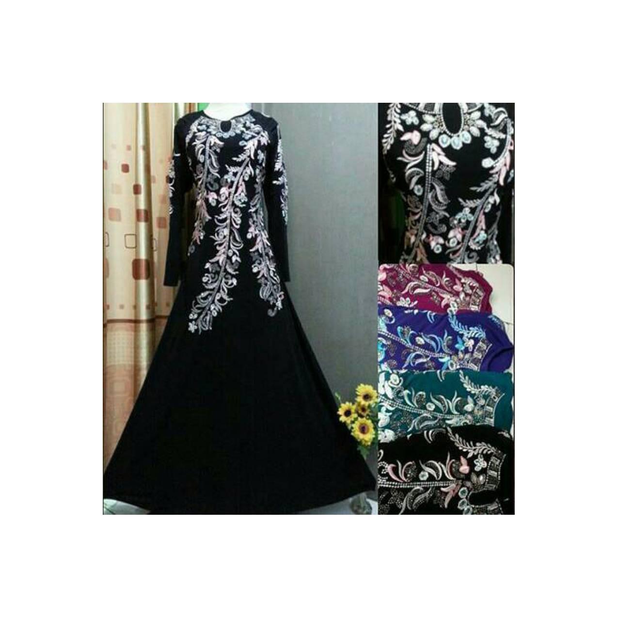 abaya india Marwah / gamis aceh / fashion terbaru