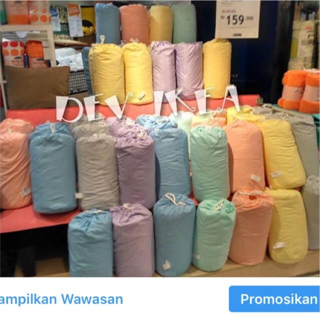 Bed cover marsmelow informa Variasi Biru