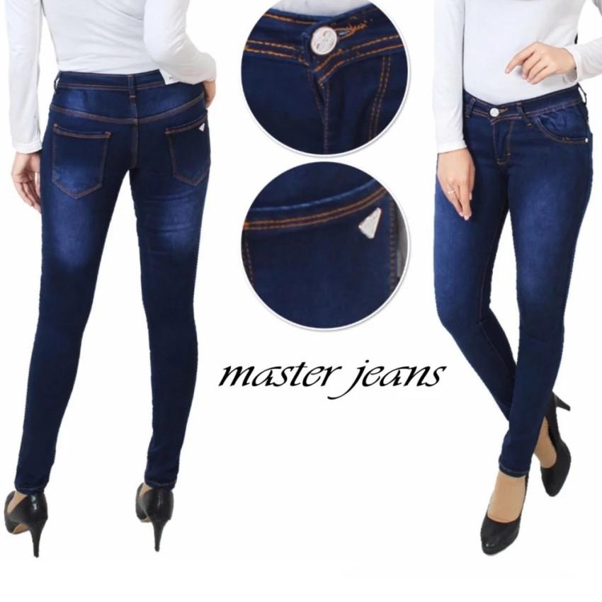 Master Jeans Celana wanita skinny- Hitam size 27-34