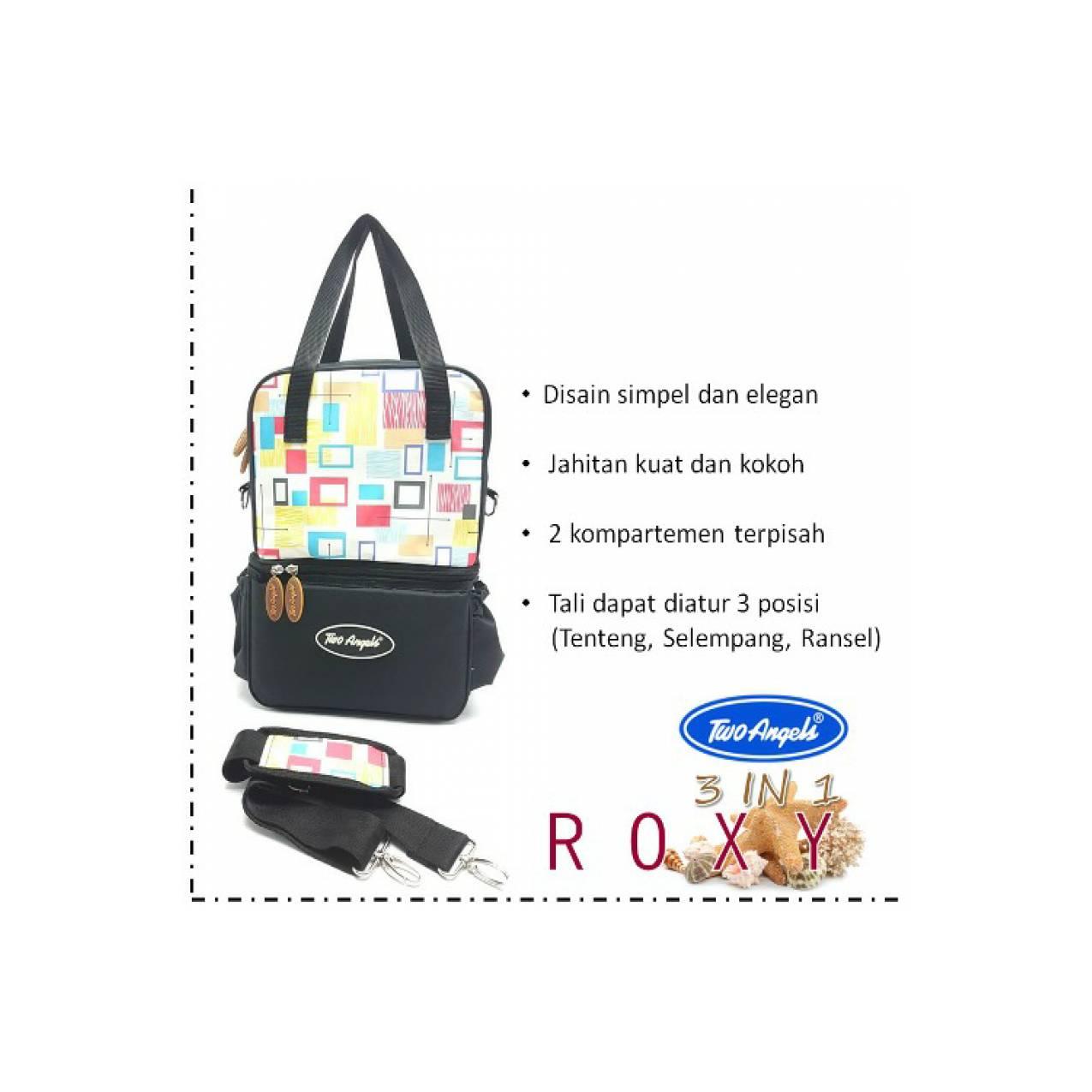 Tas Penyimpanan Asi Cooler Bag 3in1 Coolerbag Roxy free 3 ice gel
