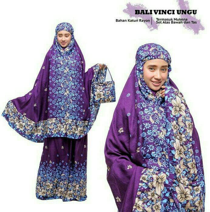 Mukena Bali Apple Premium Elegan - Ungu