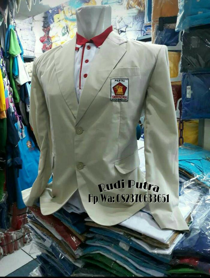 PROMO!!! Jas Partai Gerindra / Almamater Partai Gerindra - Titanium, Xxl