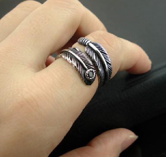 NEW Promo Perhiasan Cincin Pria Wanita Pasangan Couple Leaf Titanium 316L Stainless Steel Murah