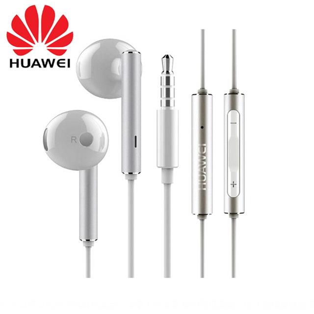 Huawei Honor Earphone Besi Pelantang Telinga dengan Mikrofon Volume Kontrol untuk P9 Lite P10 Plus 7 8 9 5X 6X V9 SAMSUNG LG
