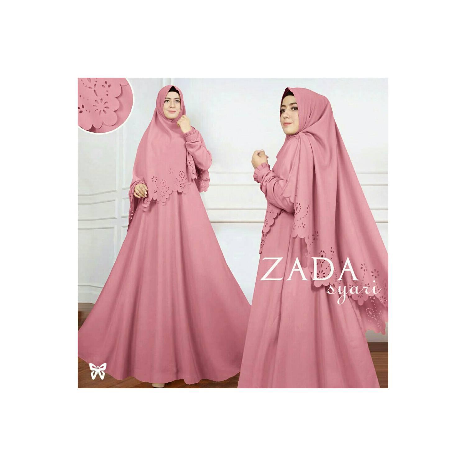 Katalog Harga Terkini Baju Gamis Syari Modern Baju Muslim Model model baju muslim gamis terbaru dan modern Zada Syari