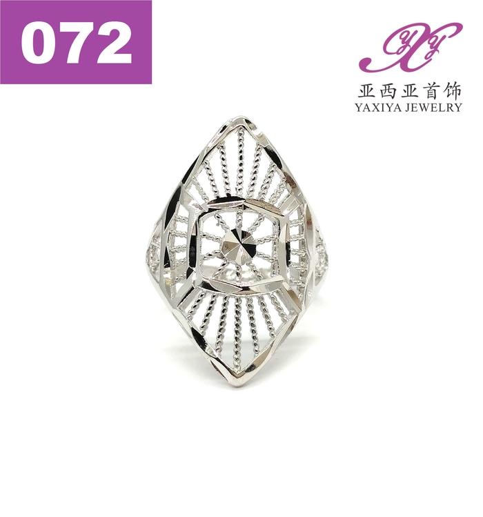 Cincin keren putih Jenis Dubai Perhiasan imitasi Yaxiya Jewelry 072