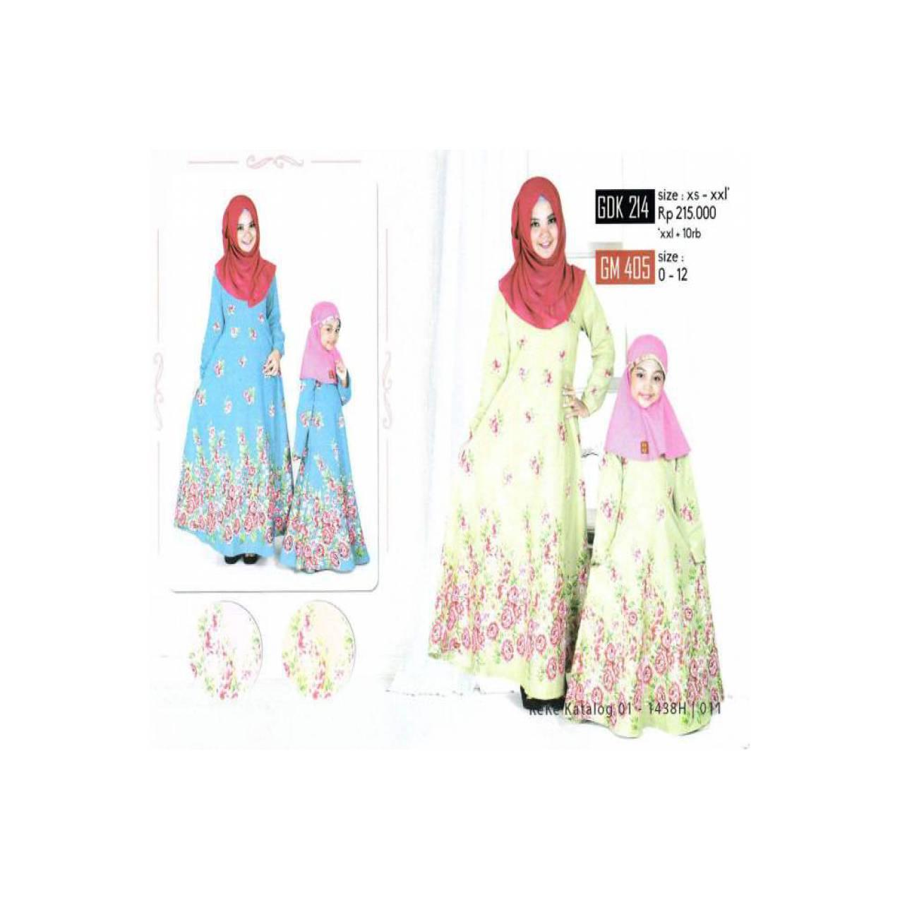 Sarimbit Ibu (XS-M) dan Anak (7) merk Keke