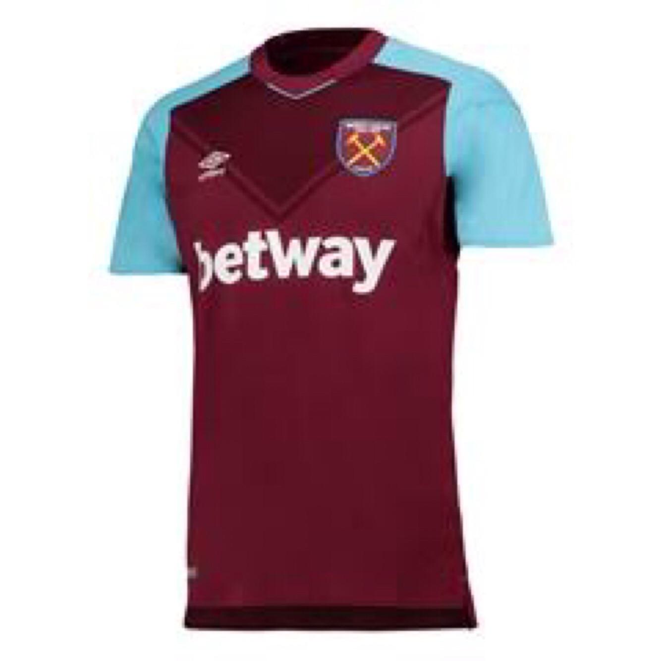 JERSEY BOLA WESTHAM UNITED HOME 2017/2018 - BAJU BOLA - KAOS BOLA - SERAGAM SEPAK BOLA