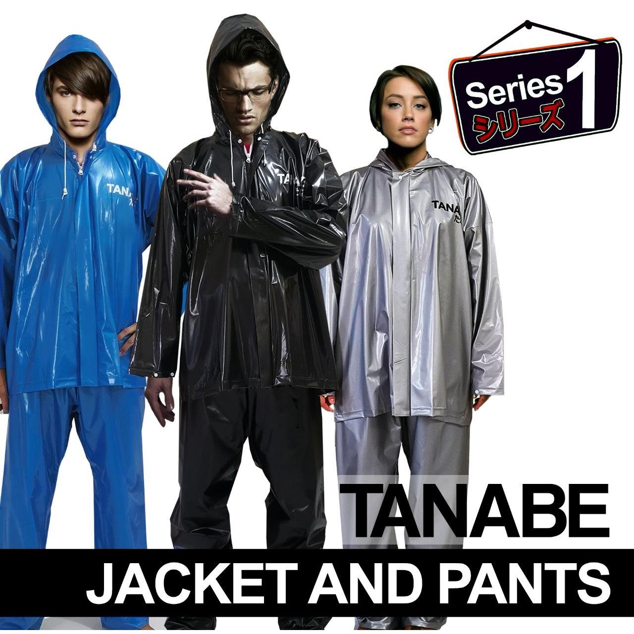 Jas Hujan Jaket Celana Tanabe S1 High Quality tebal Bagus Kuat Tahan lama