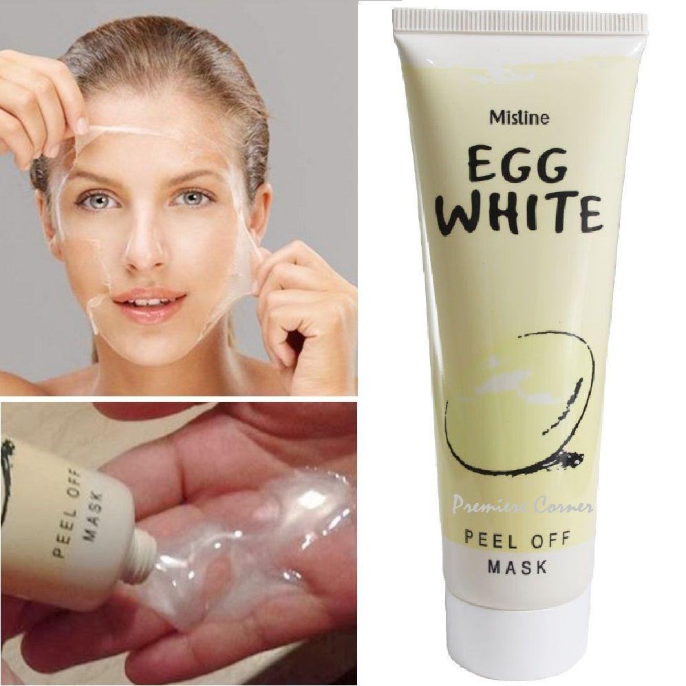 Egg White Peel Off Mask / Masker Putih Telur / Masker Penghilang Komedo Penghilang Jerawat Penghilang Bekas Jerawat - 85gr
