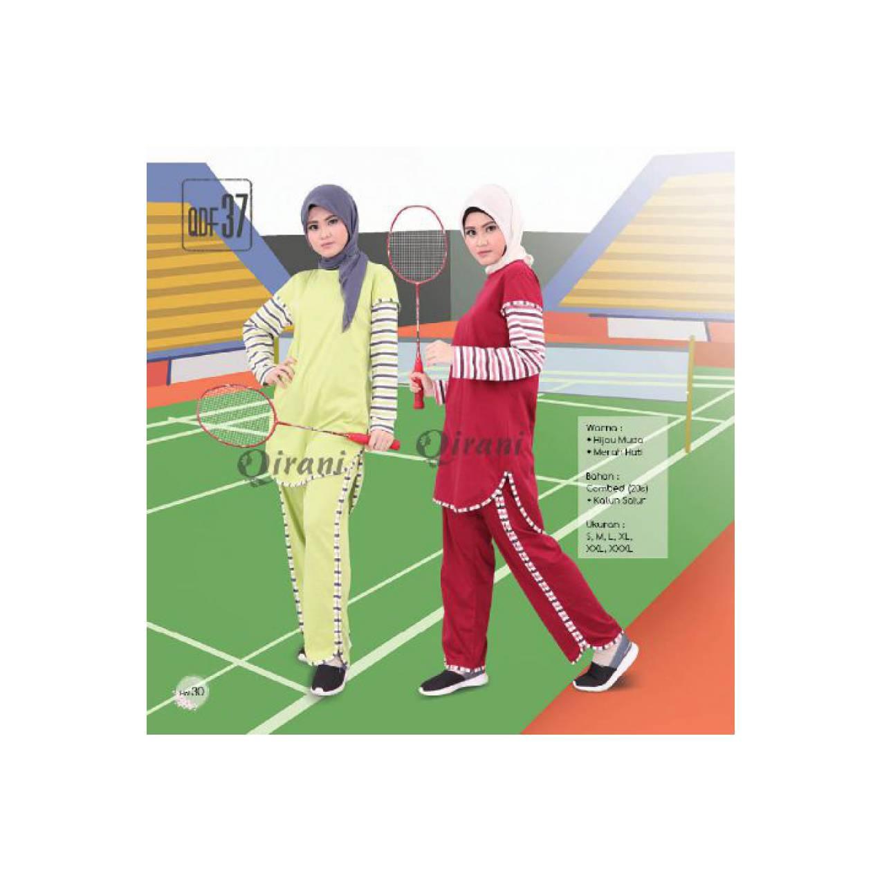 stelan olahraga wanita/Baju senam muslim/fitness dan senam