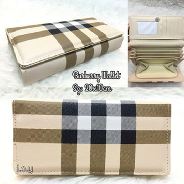 BEST SELLER!!! Tas Lokal/Dompet Murah/Dompet Wanita/ Dompet Branded/Burberry Wallet - 3UuapH