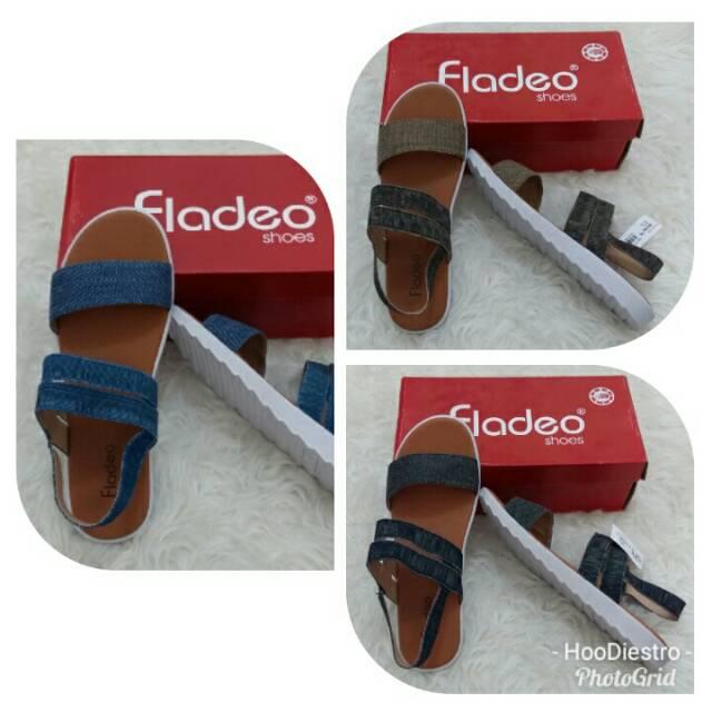 Fladeo - Sandal Branded Murah Variasi Grey sz 37