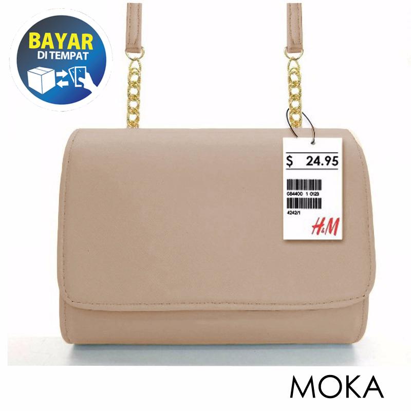Asyakirin - Tas Wanita / Clutch Bag / Tas Selempang Wanita / Tas Mini Wanita - Moka
