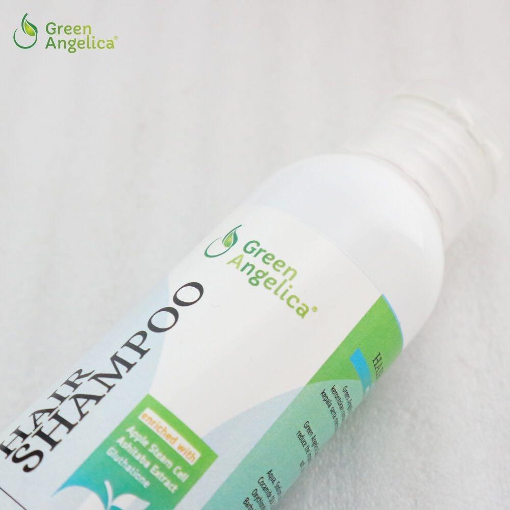 Hair Shampo Green Angelica Solusi Perawatan Rambut Rusak Alami Resmi