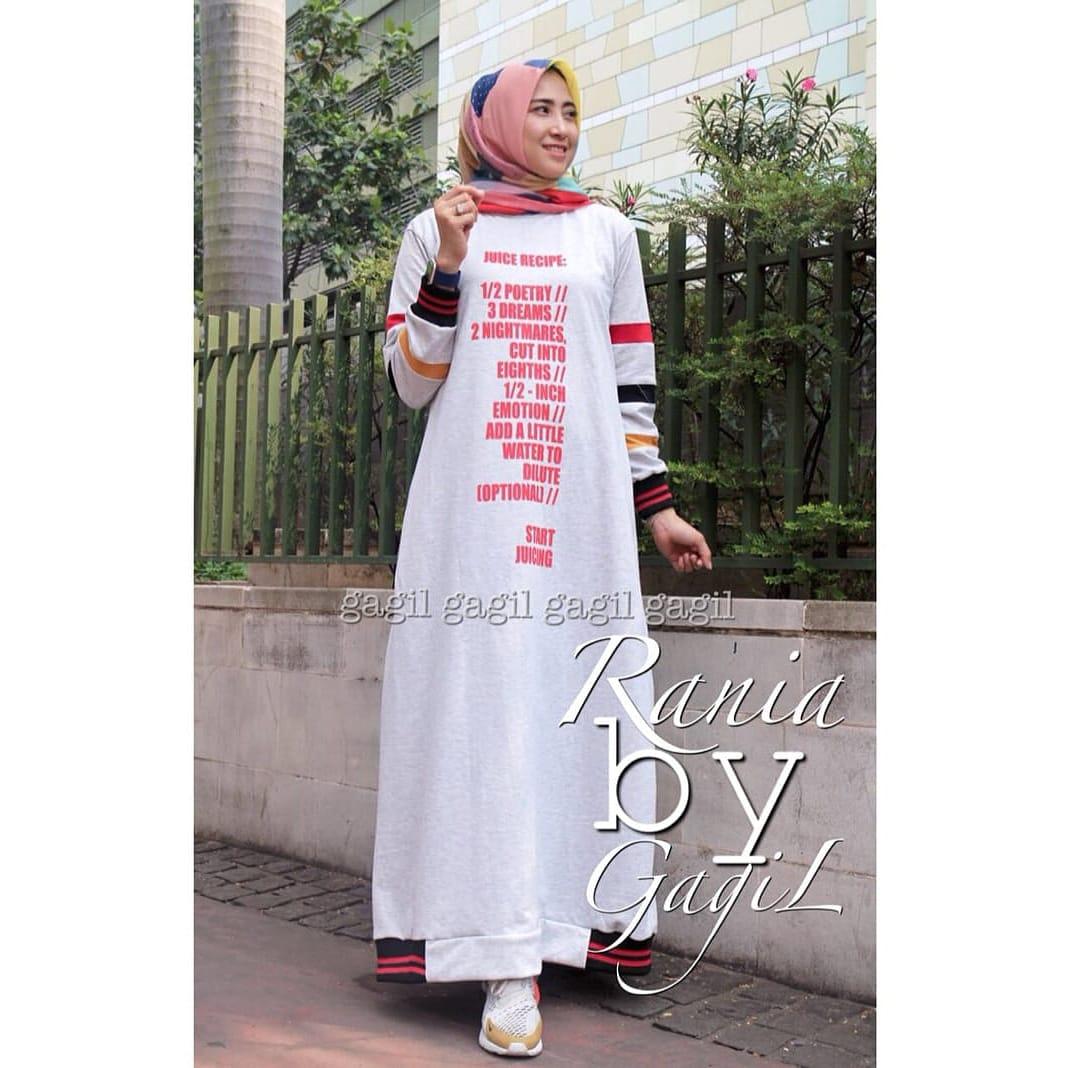 Baju Muslim Modern Gamis “Raina Juice” Dress Baju Wolfice Baju Teusan Wanita Baju Terusan Terbaru Wanita Gamis Syari Baju Muslim Terbaru 2018