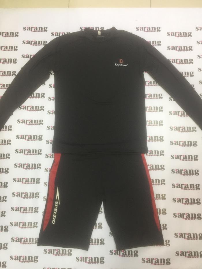 Baju Renang Atasan tangan panjang Dan Celena Pendek pendek Speedo