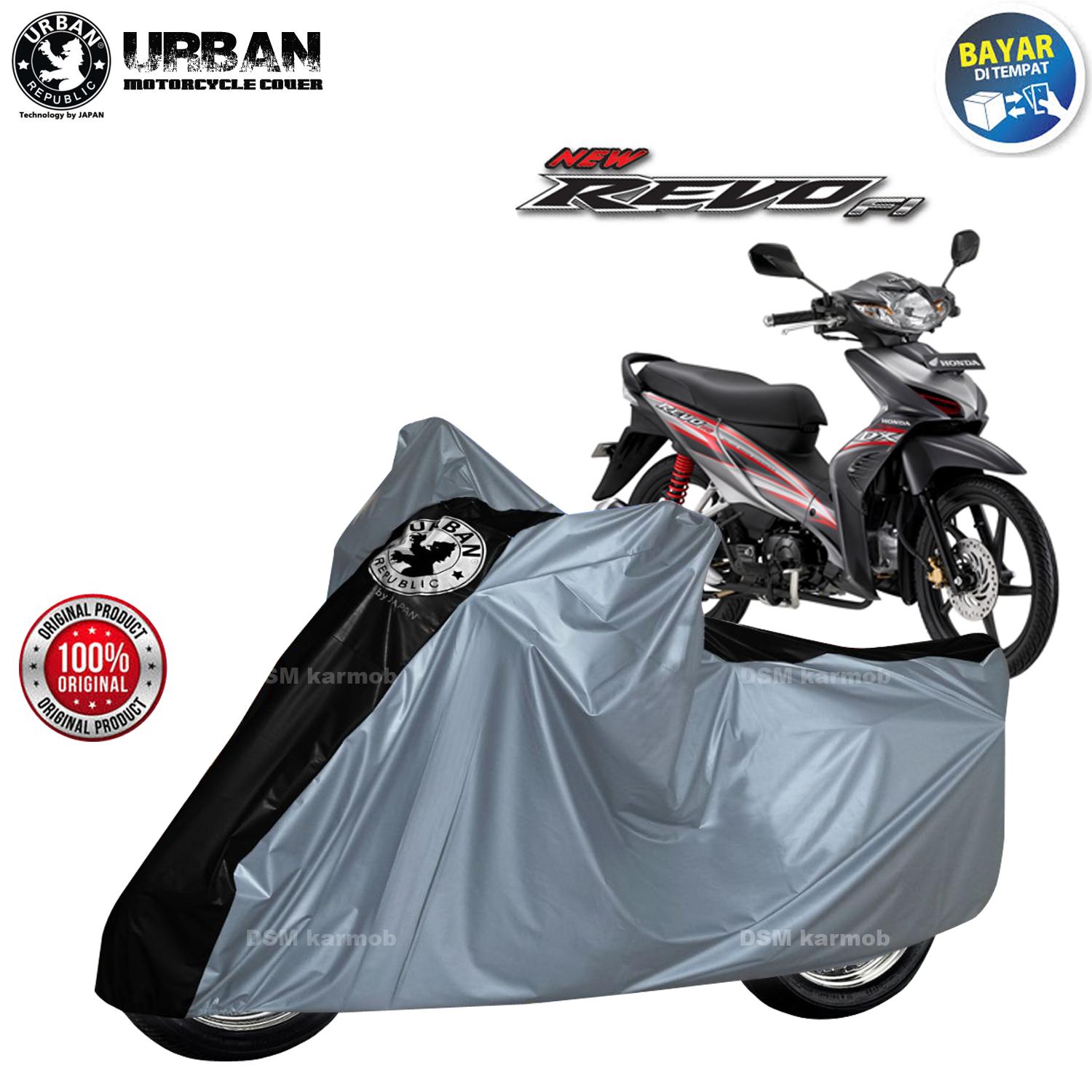 Urban / Cover Motor Honda Revo / Body Cover Honda Revo / Tutup Motor Honda Revo / Tutup Body Motor Honda Revo / Sarung Motor Honda Revo / Selimut Motor Honda Revo / Asesoris Motor Honda Revo / DSM / Karmob - Urban Cover Motor Standard