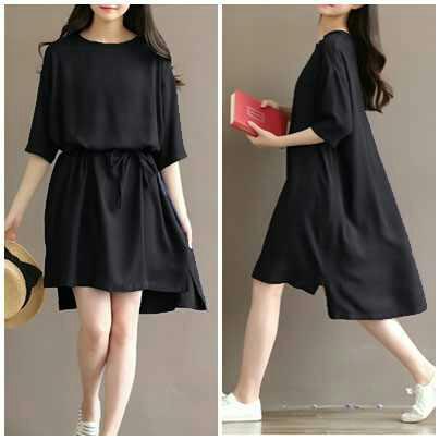 Dress Lea Black Navi / Dress Wanita / Fashion Wanita / Dress Pesta / Dress Muslimah / Hijab Muslim / Gamis Syari / Baju Muslim / Atasan Murah / Fashion Muslim / Fashion Maxi / Setelan Muslim / Atasan Muslimah / Gamis fashion