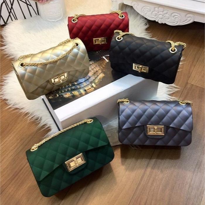 Promo: Tas Chanel Chevron Clasic Mini - Emas - ready stock