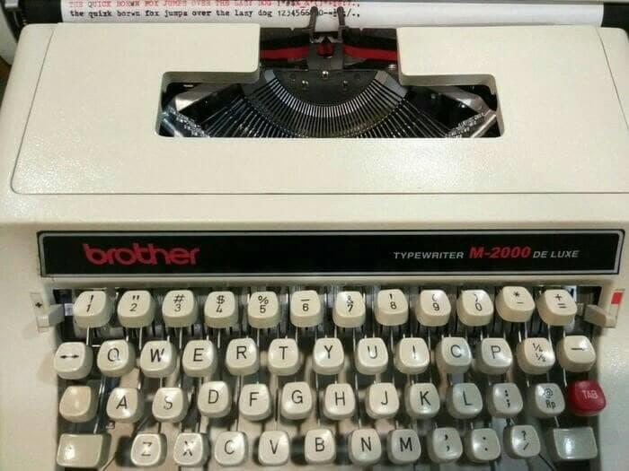 TERMURAH ! BROTHER M-2000 DE LUXE MESIN KETIK/TIK MANUAL 13