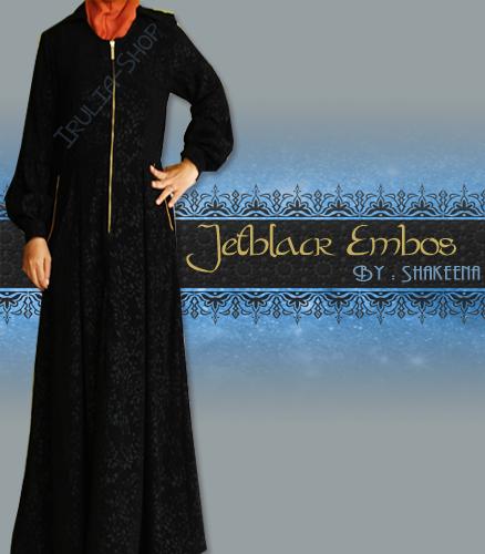 Gamis Jetblack embos