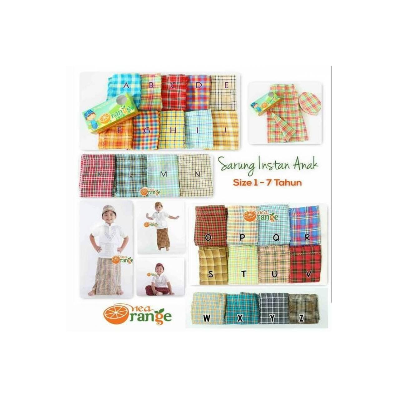 SALE Baju koko Sarung Instan Peci Anak Balita