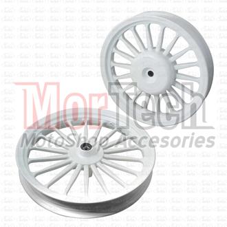 Rossi Velg Pelek Racing Tapak Lebar Vario FI 110 cc Galaxy Palang 18 Putih 14-185 & 14-215