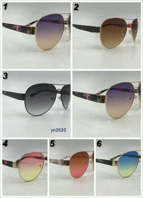 KACAMATA MURAH KACAMATA WANITA KACAMATA HITAM KACAMATA BULAT AVIATOR SUNGLASSES ANTI UV YN2533