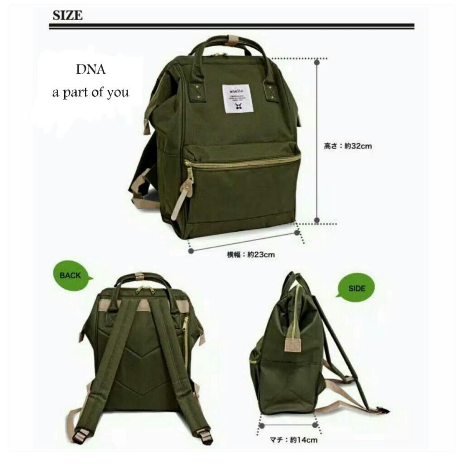 TOKO INDONESIA Best Grosir Tas Bogor 05 11 18 Anello HD Nylon Backpack Tas Ransel Casual Multifungsi