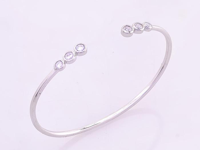 Gelang Perak EMAS PUTIH ASLI KOREA - WBR 031 (Garansi 6 Bulan)