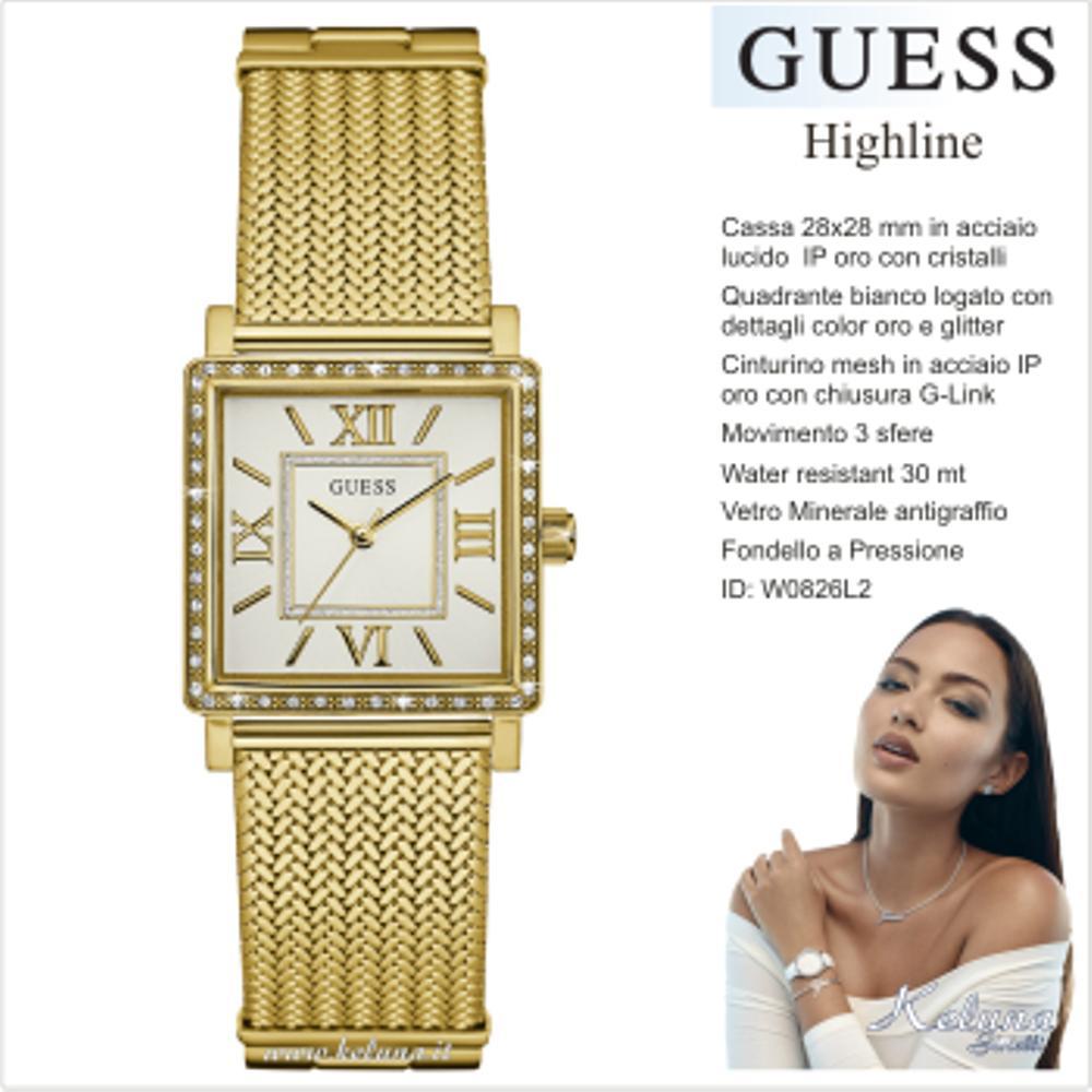 Jam Tangan Wanita Guess original W0826L2 Bergaransi resmi Guess MMBKL