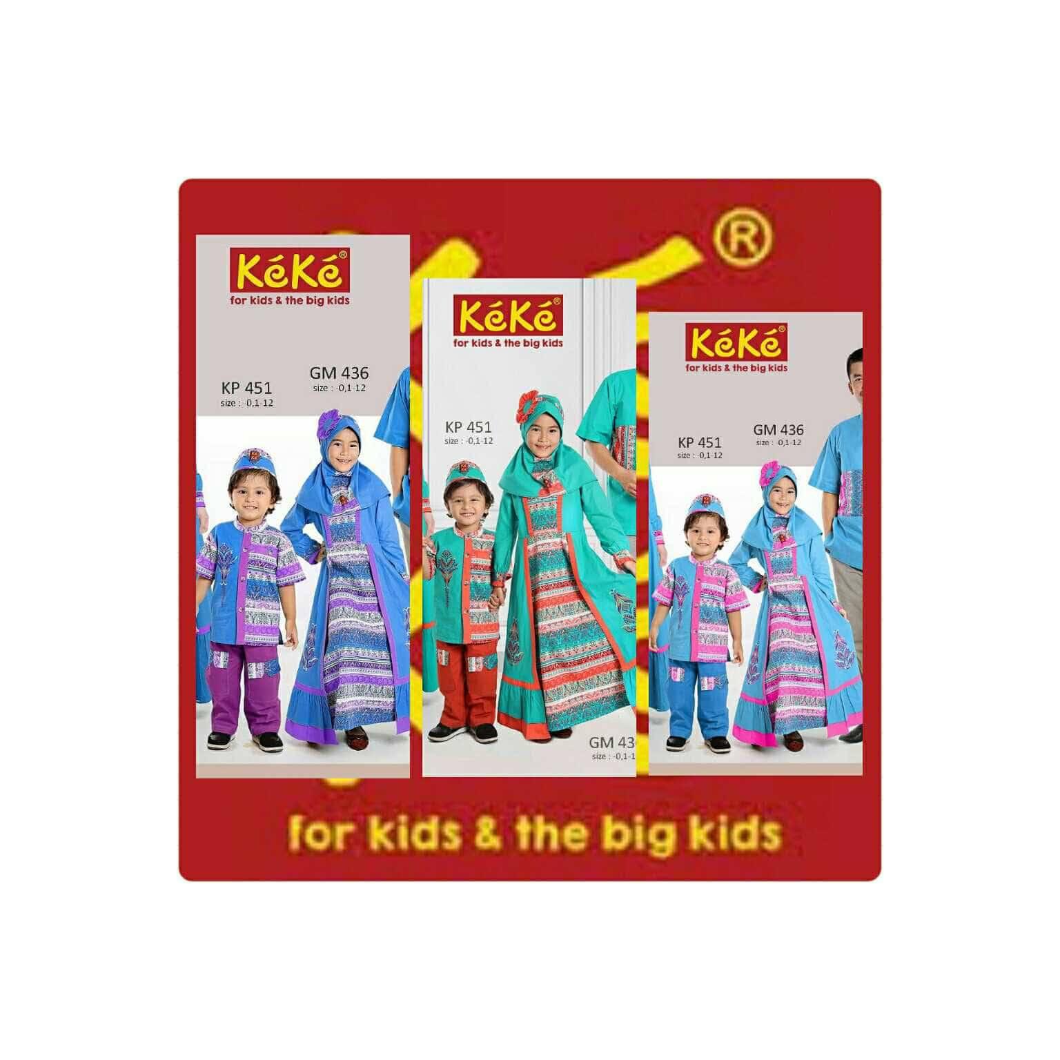 GM 436-Size 10 Gamis Anak Keke