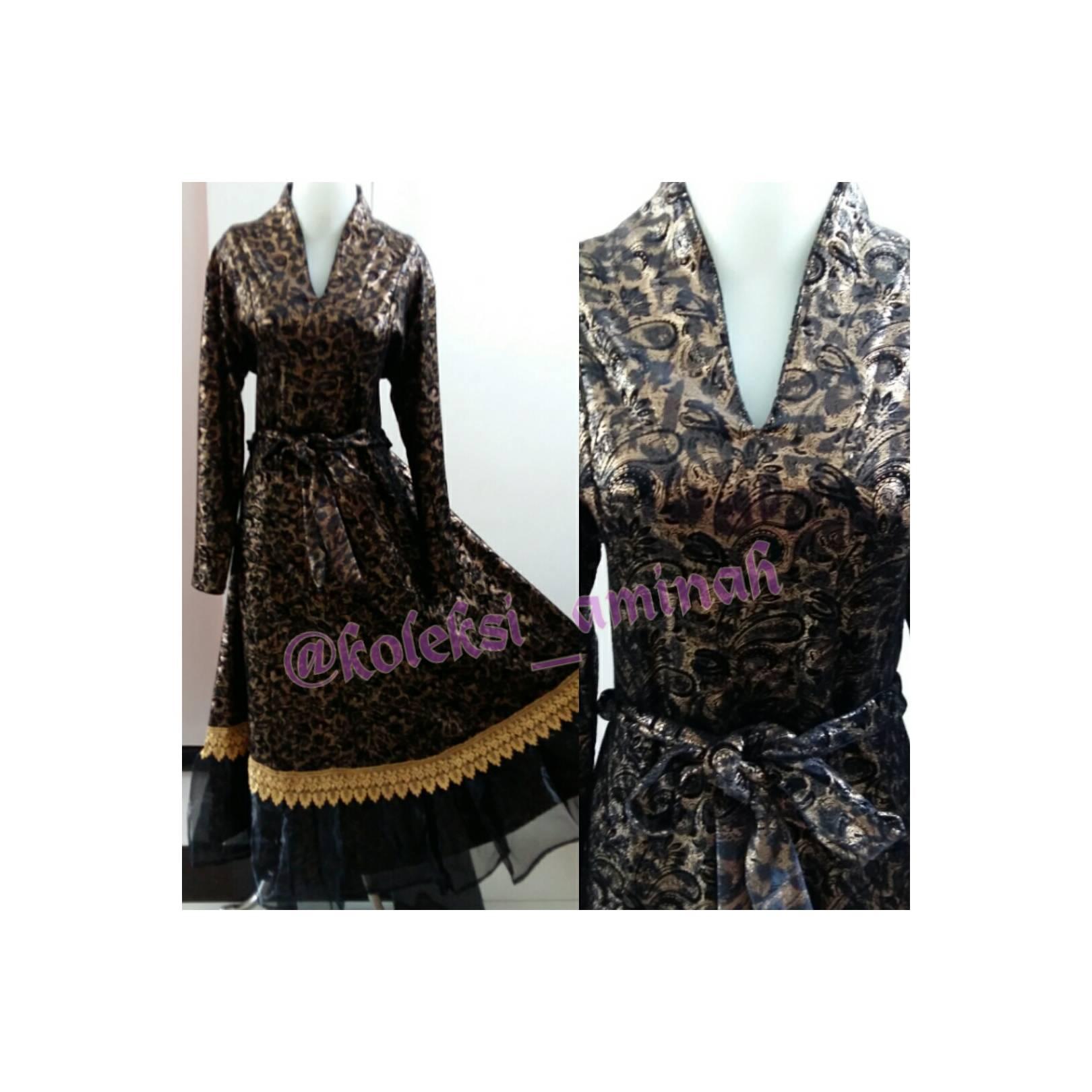 gamis pesta mewah elegan
