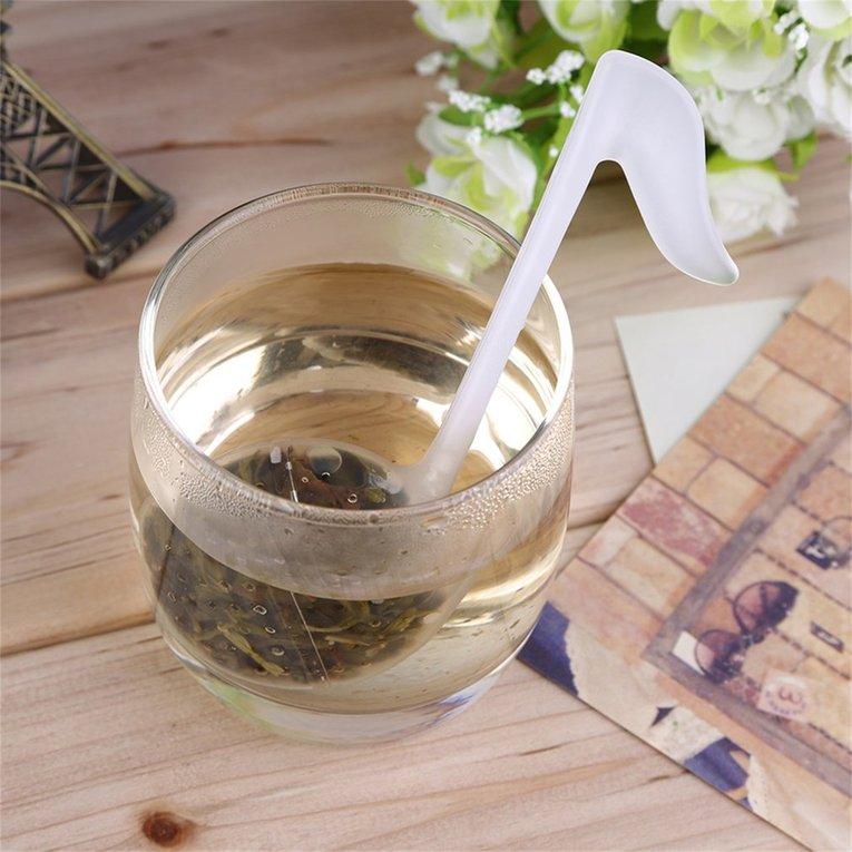 Jiehaosheng Estore Catatan Musik Fashion Kenyamanan Saringan Teh Sendok Teh Infuser Filter