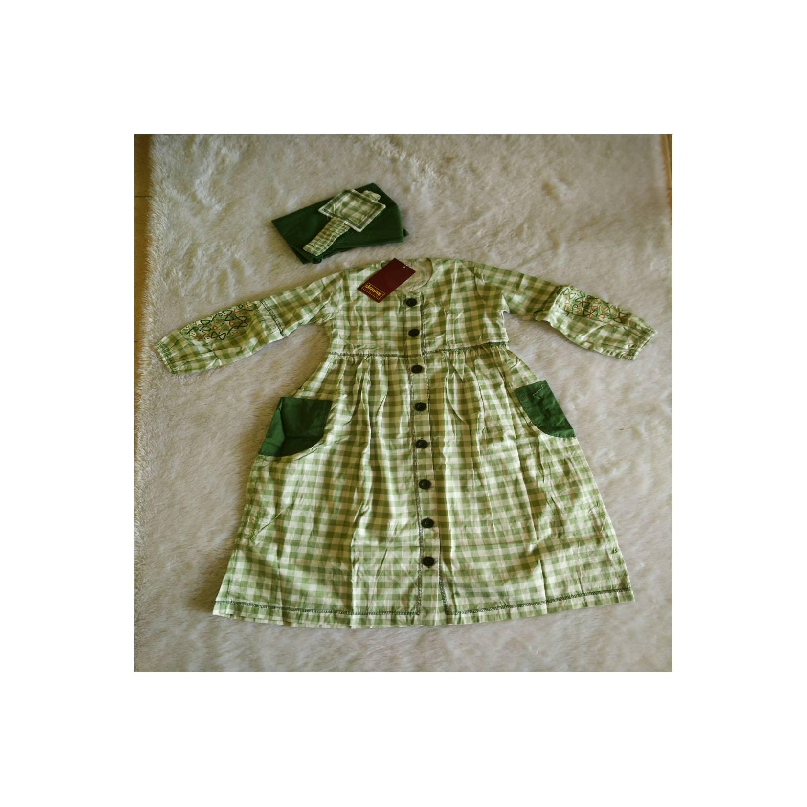 Gamis Anak Dannis hijau 5