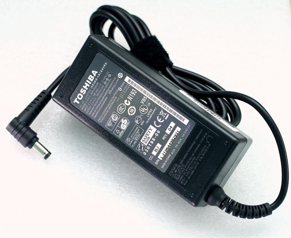 Adaptor Charger Toshiba C640 C650 C645 C655 L640 L645 L650 L510 A80 19V 3.42A Satellite 1000, 1100, 1200, 1600, 1700, 1900, 3000 series Toshiba Satellite M30X M35X M40X M45X M55X